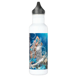 Mermaid Fantasy Blonde Enchanted Beach 710 Ml Water Bottle