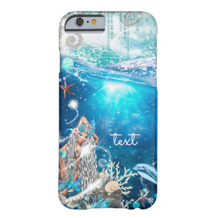 Mermaid Fantasy Blonde Enchanted Beach Barely There iPhone 6 Case
