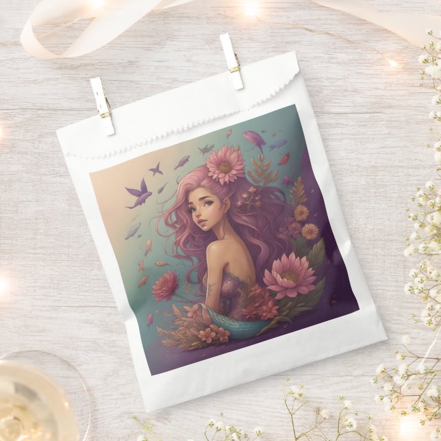 Mermaid Favour Bag (Clipped)