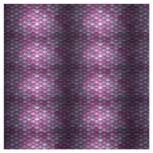 Mermaid Fish Scales Magenta Costume Craft Fabric