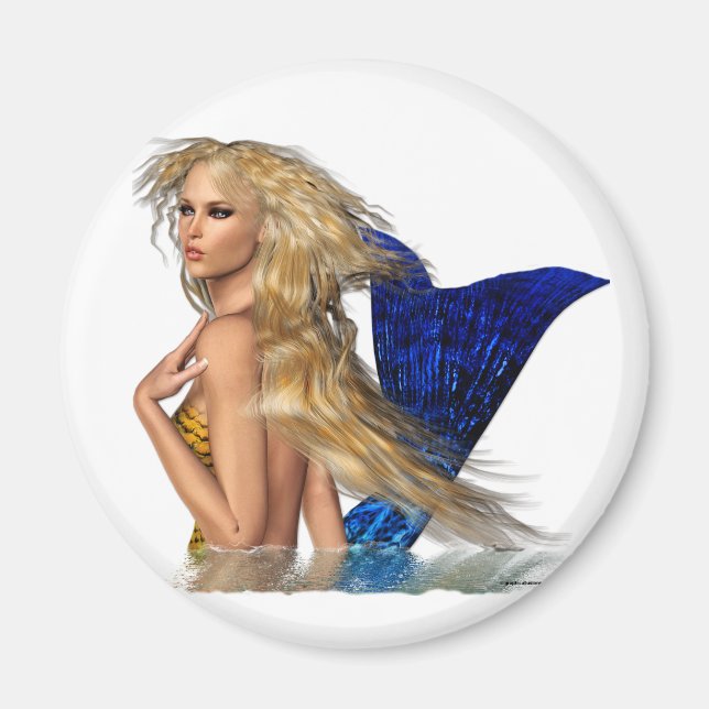 Mermaid Fridge Magnet (Front)