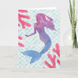 Mermaid Friends I Card