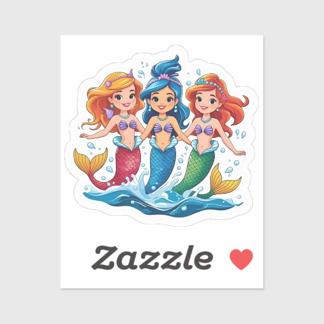 Mermaid Friends Personalized Fun set  (Sheet)