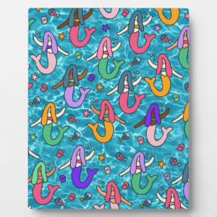 Mermaid friends plaque