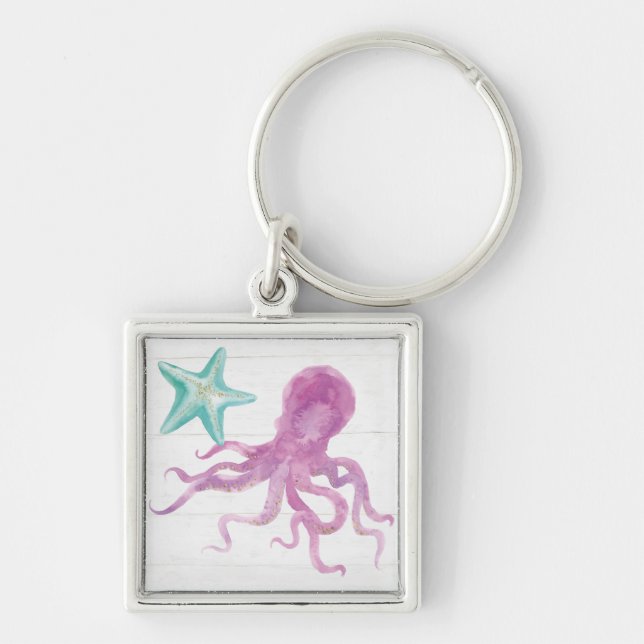 Mermaid Friends V Keychain (Front)