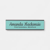 Mermaid Funny Office Door Sign For Her