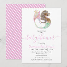 Mermaid Future Mom Baby Shower. Under The Sea.