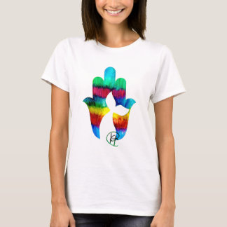 Mermaid Garden Hamsa Art T-Shirt