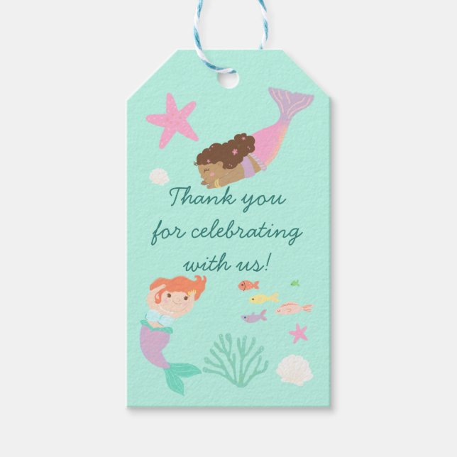 Mermaid Gift Tag (Front)