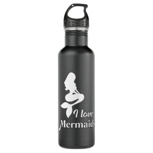 Mermaid Girl Mermaids Sea Funny Birthday Gift Idea 710 Ml Water Bottle
