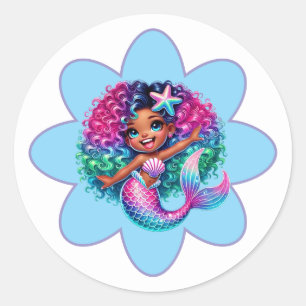 Mermaid Girl Stickers