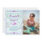Mermaid Girl's Birthday Party Photo Invitation