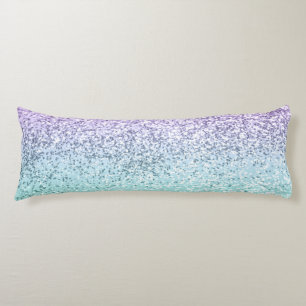 Mermaid Girls Glitter 1b (Faux Glitter) #pastel   Body Pillow