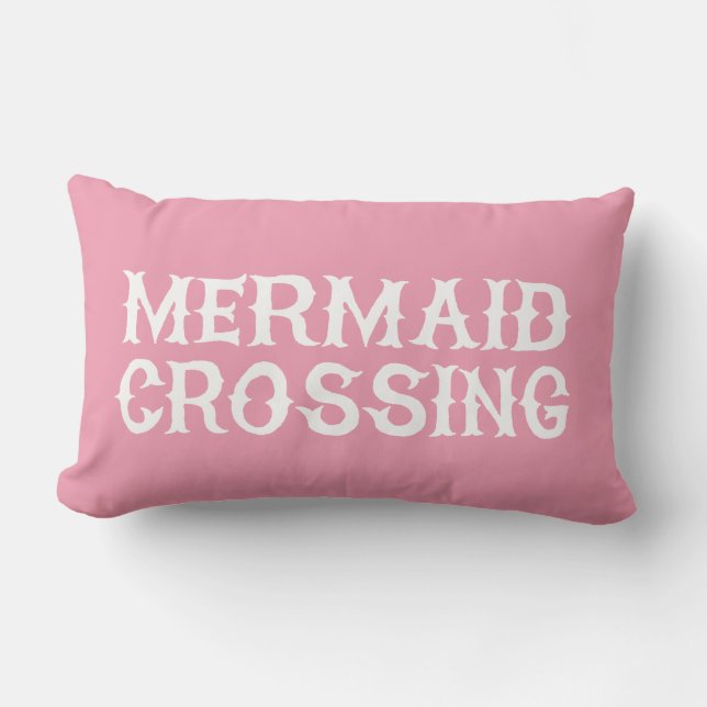 Mermaid Girls Nursery Bedroom Decor Pillow (Front)