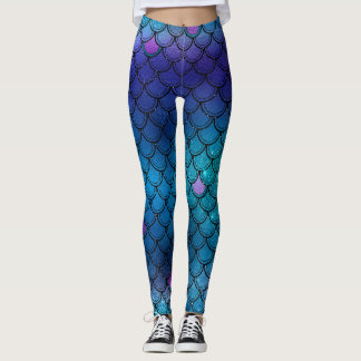 Mermaid glitter leggings