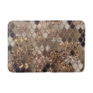 Mermaid Glitter Scales #6 Bath Mat