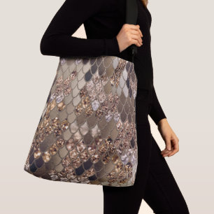 Mermaid Glitter Scales #6 Crossbody Bag