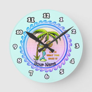 Mermaid Good Life clock
