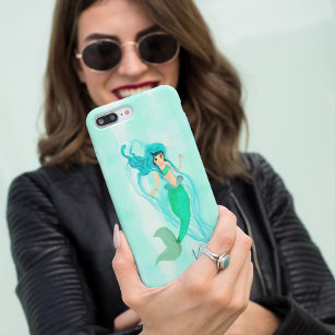  Mermaid Green Tail Girly Blue Personal Case-Mate iPhone Case