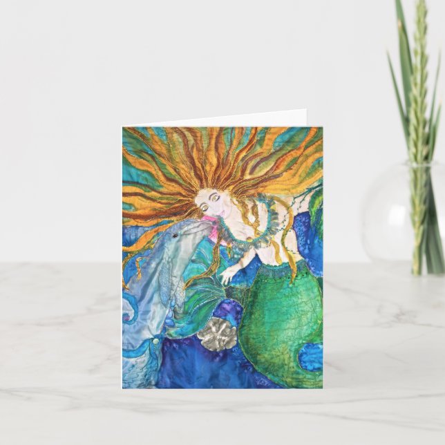 Mermaid Greeting Card (Front)