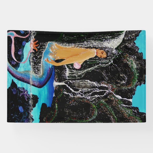 Mermaid grotto shower  banner (Horizontal)