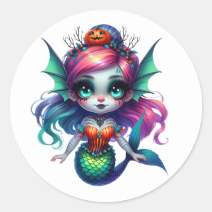  Mermaid Halloween Stickers