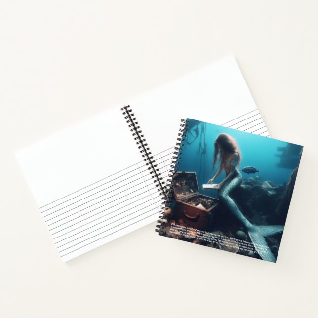 Mermaid Hardcover Notebook (Inside)