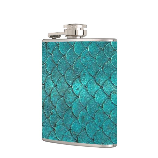 mermaid hip flask (Left)
