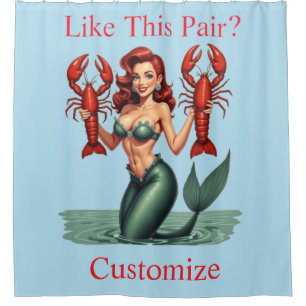 Mermaid Holding Lobsters Thunder_Cove