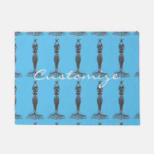 Mermaid Holding Star Thunder_Cove Doormat