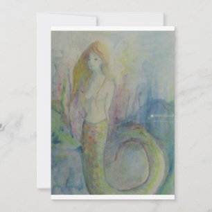 Mermaid Holiday Card
