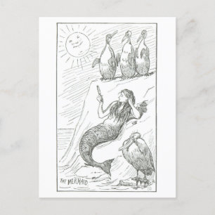 Mermaid Illustration by Frederick Stuart Church Postcard