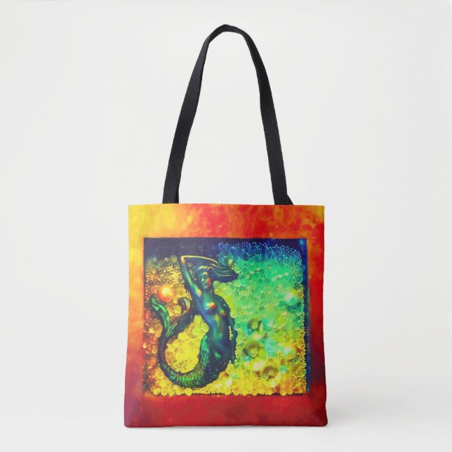 Mermaid In A Box Tote Bag (Front)