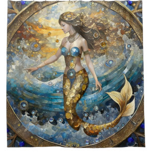 Mermaid in the Ocean Waves