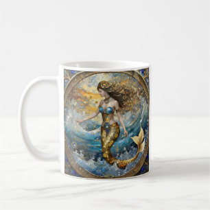 Mermaid in the Ocean Waves Coffee Mug