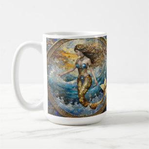 Mermaid in the Ocean Waves Coffee Mug