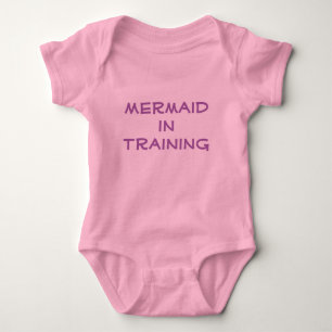 "Mermaid in Training" Baby Onsie Bodysuit