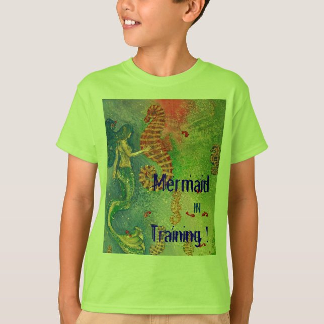 Mermaid in Training! t-shirt (Front)