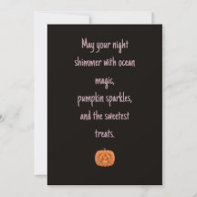 Mermaid Inside Pumpkin Design