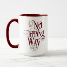 Mermaid Inspired Red Mug