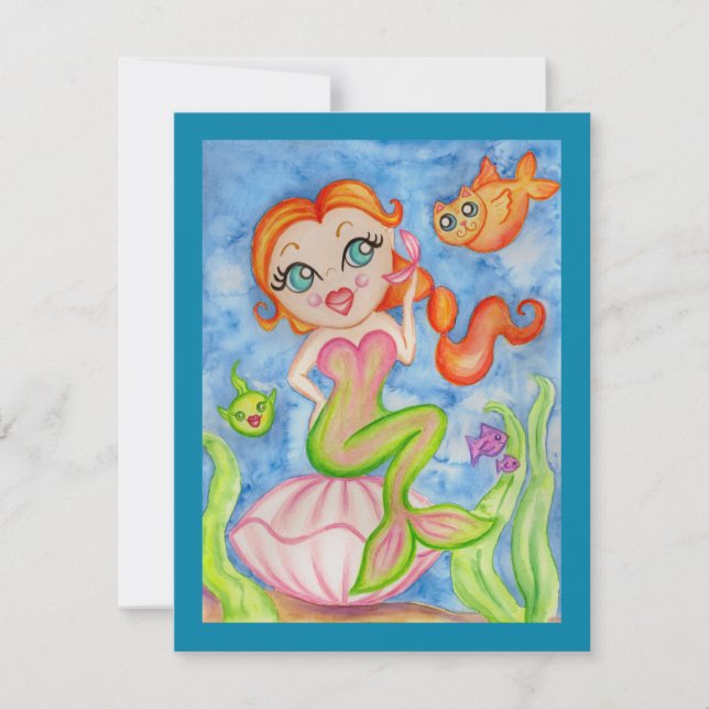 Mermaid Invitation (Front)