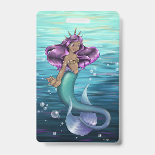 Mermaid Iole Badge