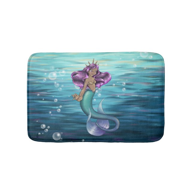 Mermaid Iole Bath Mat (Front)