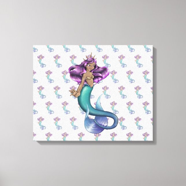 Mermaid Iole Canvas Print (Front)