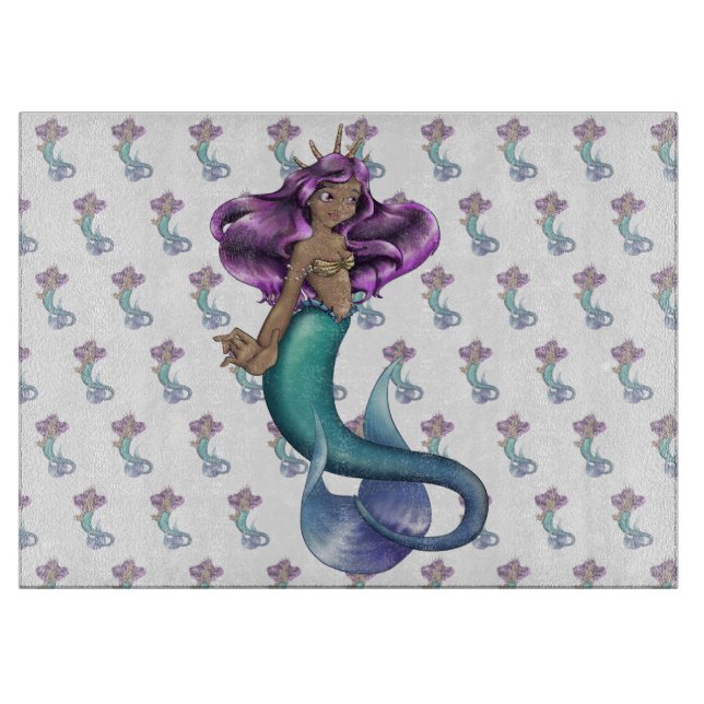 Mermaid Iole Cutting Board (Front)