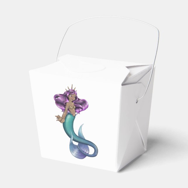 Mermaid Iole Favor Box (Front Side)