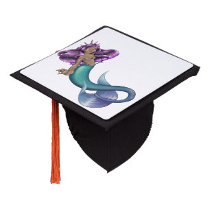 Mermaid Iole Graduation Cap Topper
