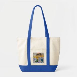 Mermaid Island Strap Tote Bag