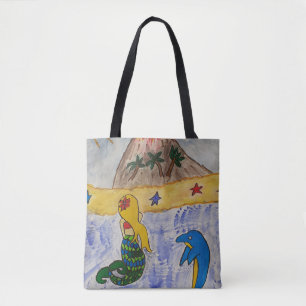 Mermaid Island Tote Bag