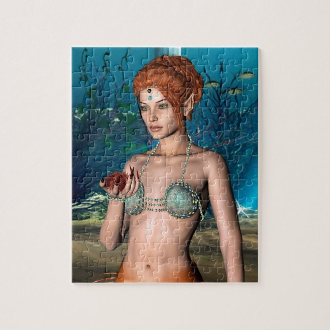 Mermaid Jigsaw Puzzle (Vertical)